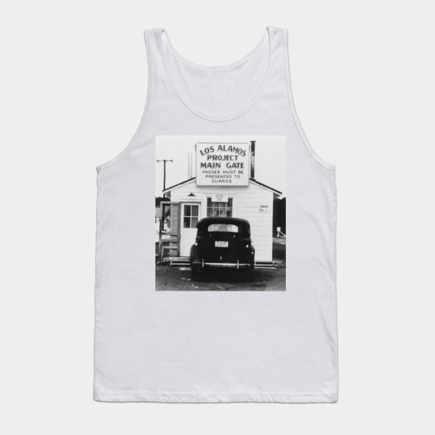 Main gate of Los Alamos laboratory, 1943 (T162/0068) Tank Top by SciencePhoto